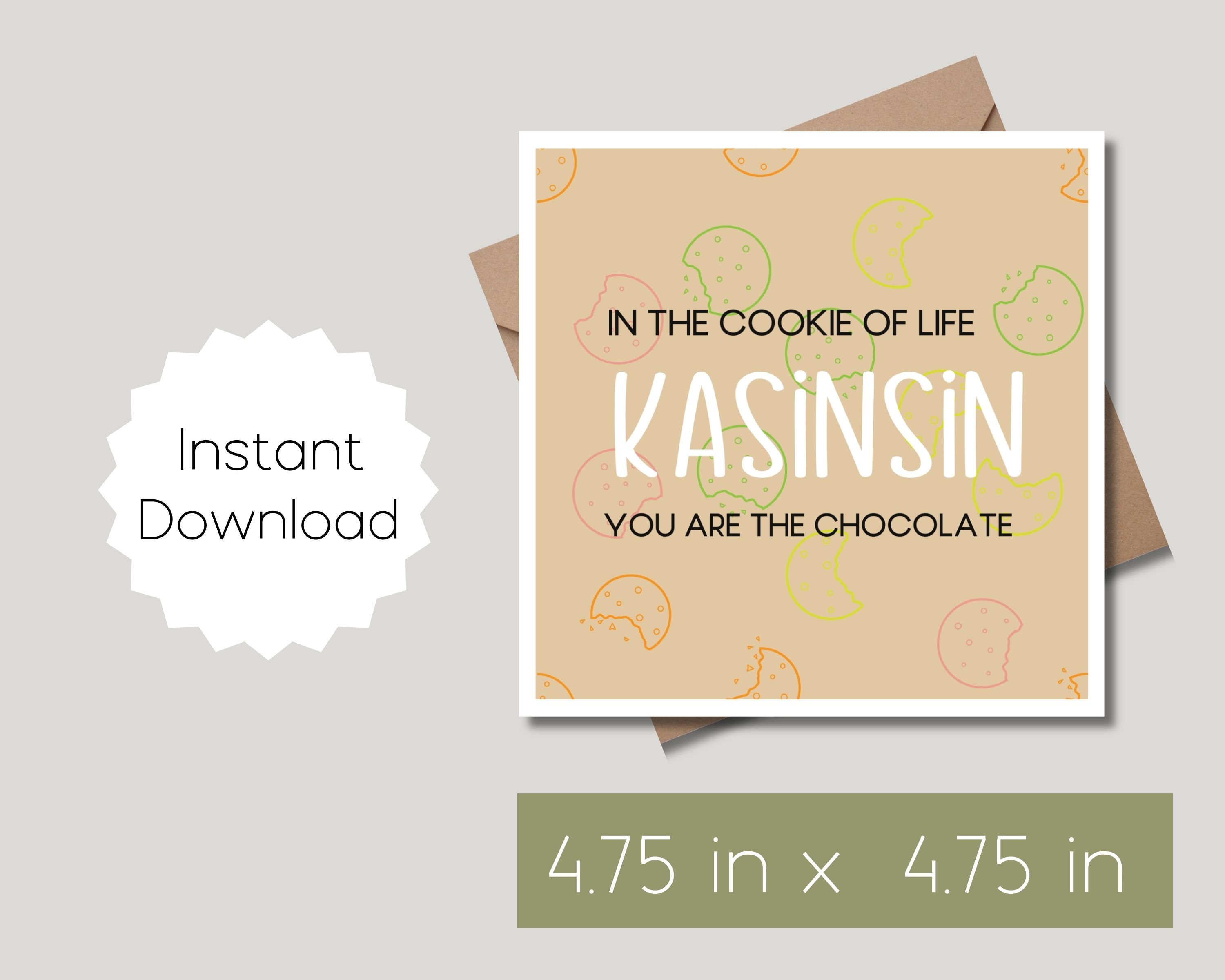 Filipino Cousin Card (kasinsin) Digital Download, Ilocano Card Instant ...