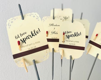 SPARKLER. Sparkler for weddings. SPARKLER WEDDING. Minimalist. Wedding favors.