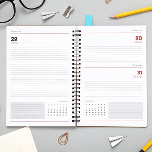 Printable 2025 Agenda Downloadable. Day per Page. 2025 Agenda Interior ...