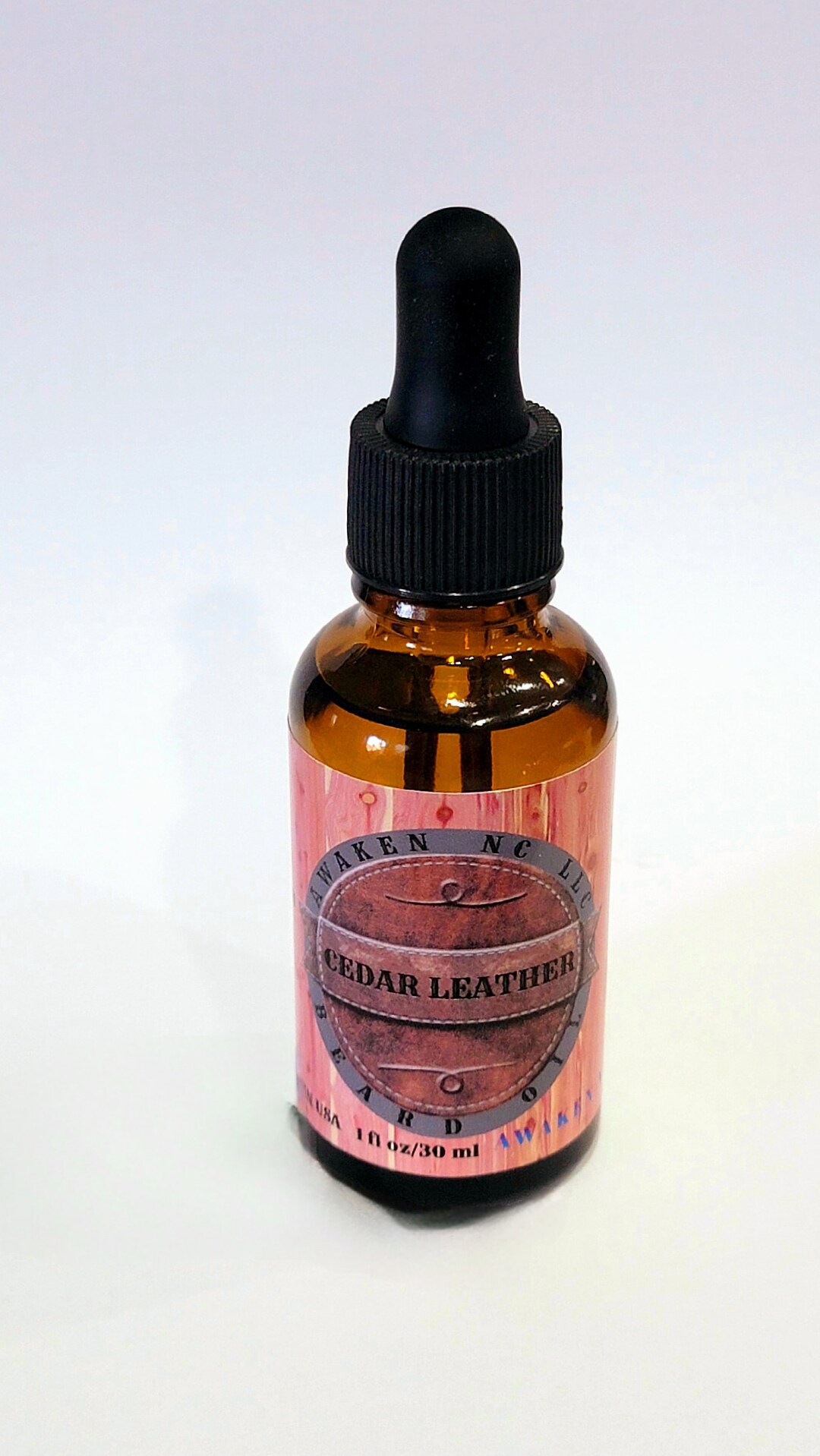1oz Cedar Leather Beard Oil Etsy
