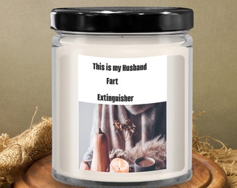 Skämt, oförskämd, ljus, make, fissläckare, ljus, alla tillfällen, - 237 ml handgjutet ljus
