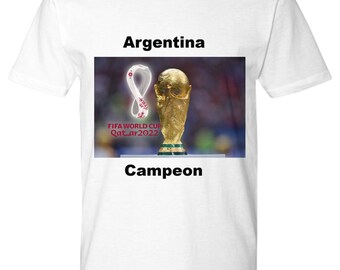 Argentina campeon, qatar, world cup 2022, argentina team, campeon,T shirt, White Perfect present, To remember