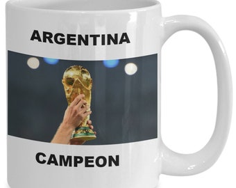 Argentina Campeon, Qatar, world cup 2022, Argentina team, Campeon, Coffee Mug, white, Perfect present to remember, For the funs