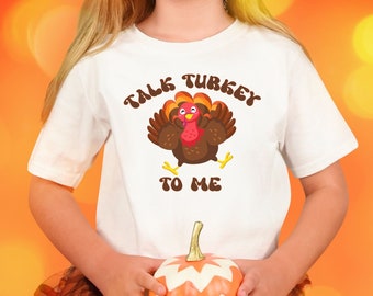 Thanksgiving Youth tshirt, Thanksgiving tee, Youth Thanksgiving shirt, Turkey shirt, Holiday Apparel,  cute Turkey tee