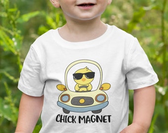 Camiseta Chick Magnet, camisa de Pascua para niños, camiseta divertida de Pascua para niños, ropa de Pascua, camiseta de Pascua, camisa para niños de Pascua, regalo de Pascua para niño