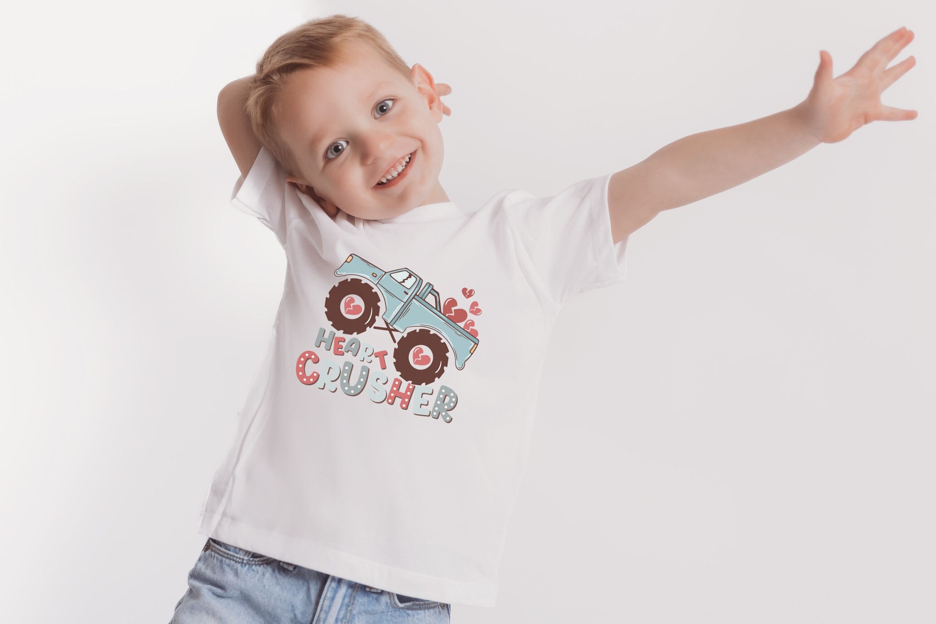 Toddler Shirt, Toddler Boy Valentine Shirt, Heart Crusher boy shirt, Valentine's Day Apparel, Kids Valentine shirt, Kids clothing