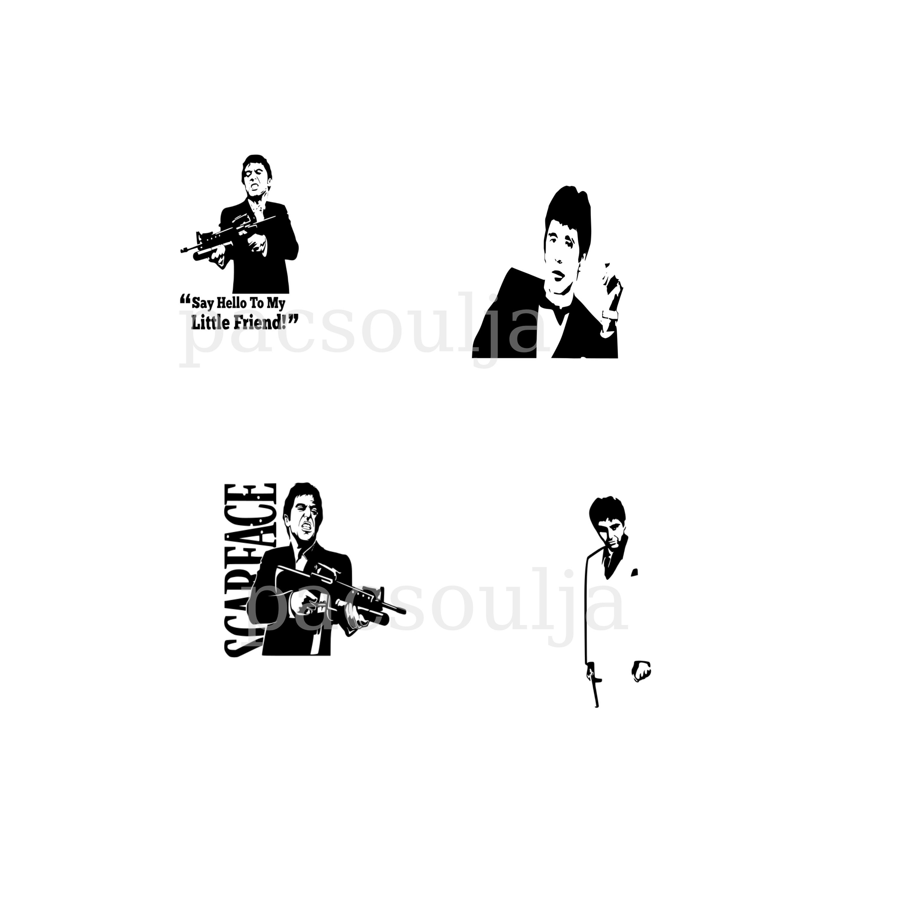 Scarface Cocaine Scene SVG, Al Pacino, Tony Montana, Every Dog Has It's