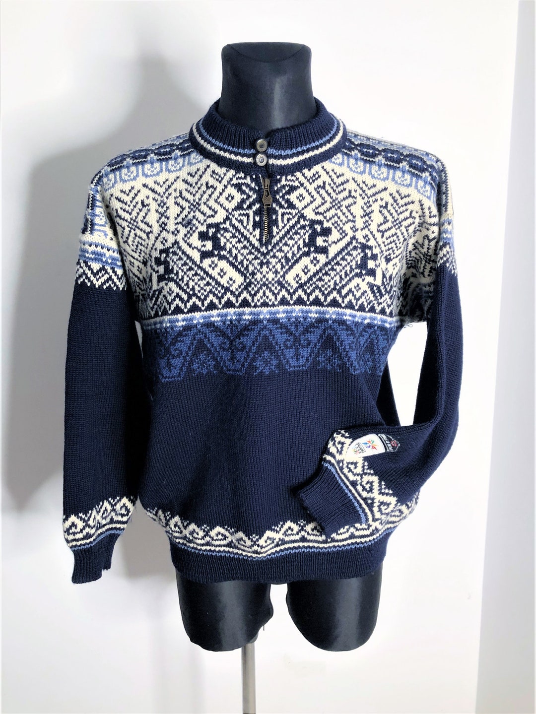 Dale of Norway L NAGANO 98 Official Olympic Sweater / Olympic Winter