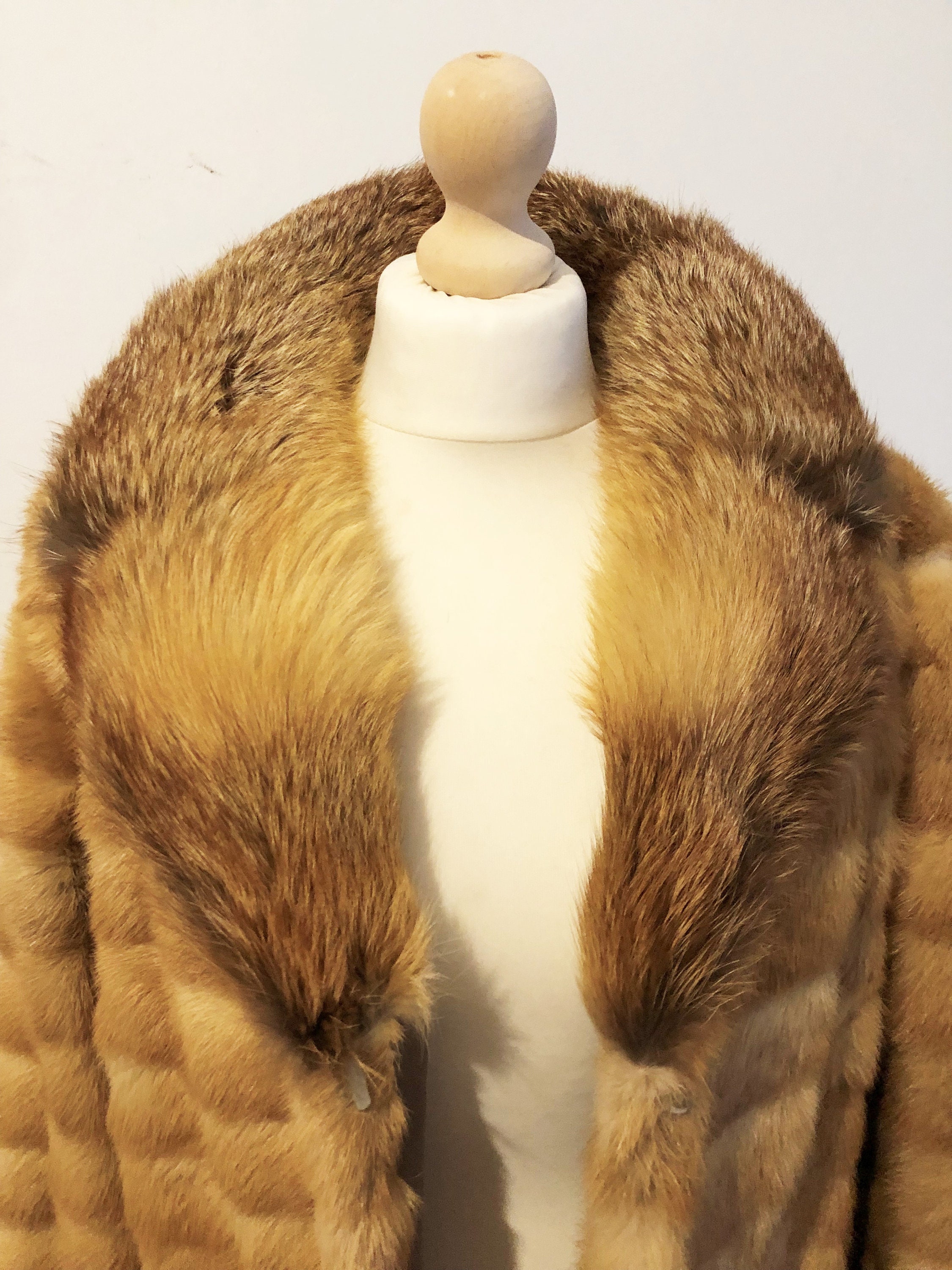 Demi Mink Coat Crystal Fox Tuxedo 7221 – MARC KAUFMAN FURS