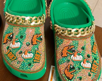 FAMU bling Crocs