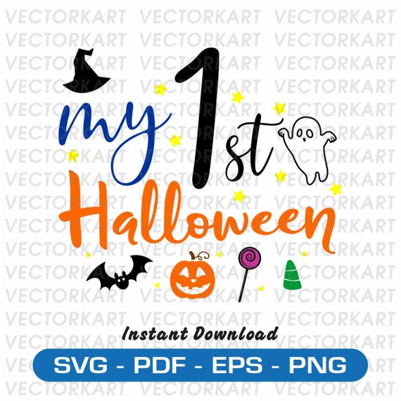 Halloween ‘my First Halloween’ SVG Instant Download - Etsy