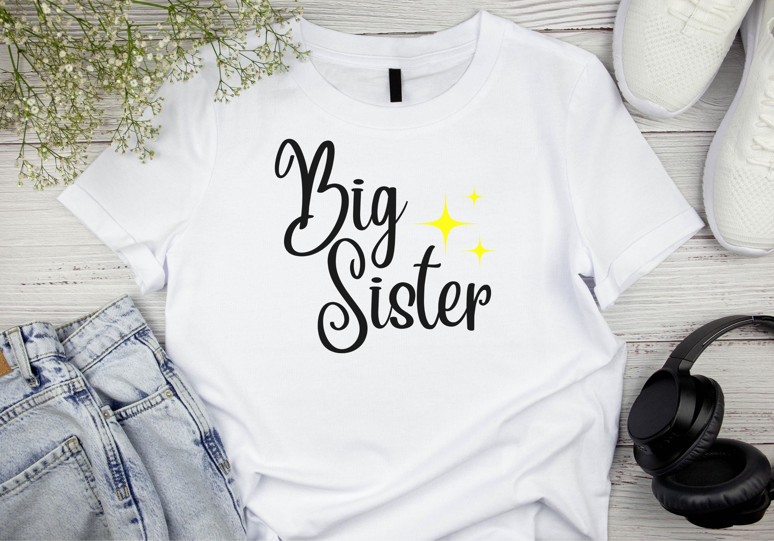 Big Sister - SVG Instant Download SVG, Pdf, Eps, PNG Digital Download ...