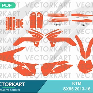 KTM SX 85 13-16 Vector