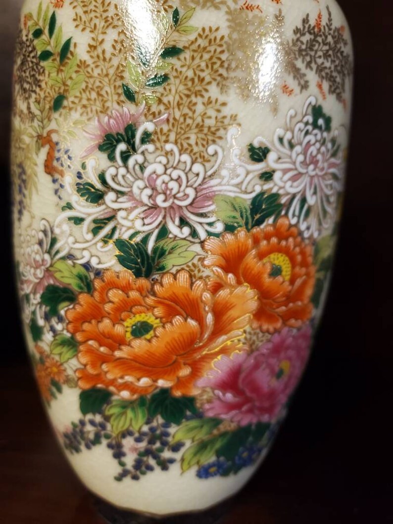 Vintage Seizin Gama Kiln Floral Vase, 12 image 3