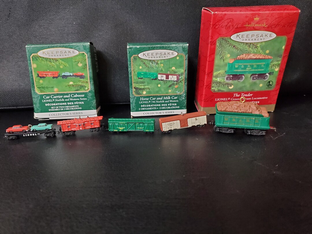 Hallmark LIONEL Train Ornaments Etsy