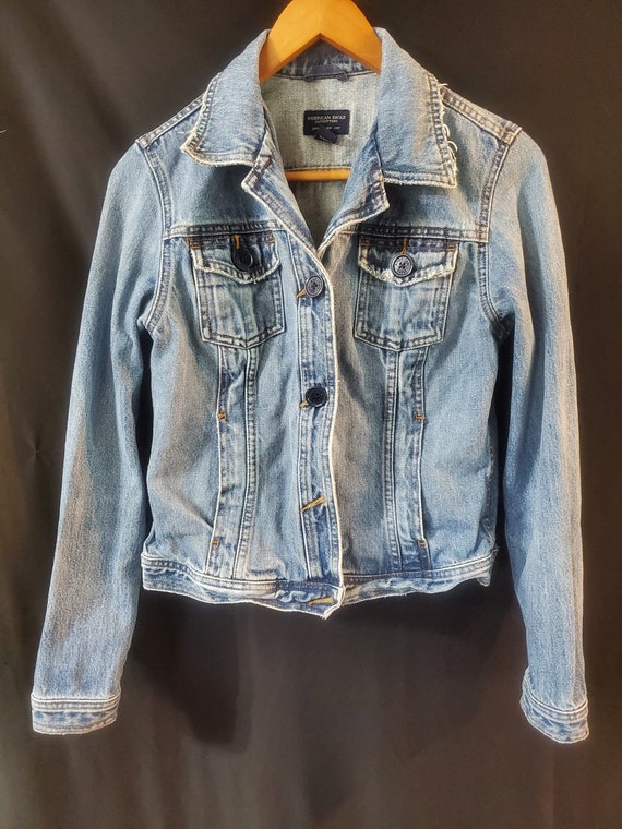 1990s Y2K America Eagle Jean Denim Jacket