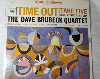 1961 The Brubeck Quartet 'Time Out' with Take Five Vinyl Album