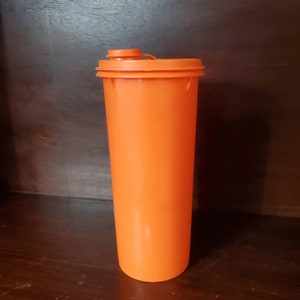 Vintage Orange Tupperware 32oz Jug
