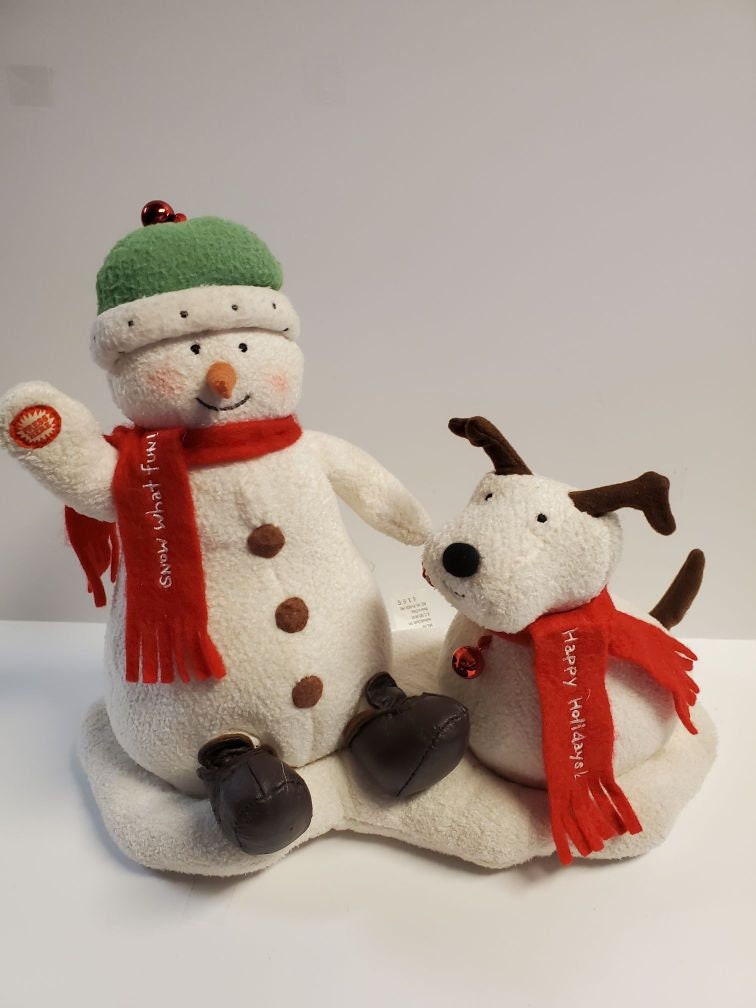 Hallmark snowman and dog jingle pals cheap