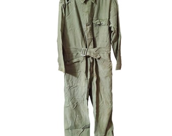 Vintage Type 1 Military Coveralls Cotton Sateen OG 107 Made