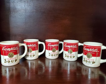 Vintage Campbell's Soup Mugs, 1970s