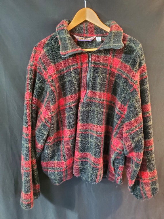 Rare Back Pack Brand Vintage Fleece Pullover