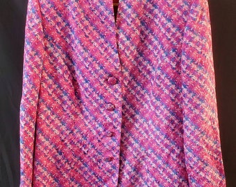 Gorgeous 100% Silk Anne Crimmins Jacket