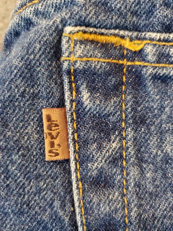 Vintage 1990s Orange Tab Levis Relaxed 540, Size … - image 4