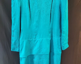 1980s/90s 100% Silk Maggie London Dress