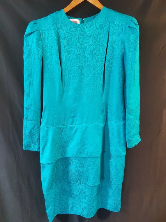 1980s/90s 100% Silk Maggie London Dress