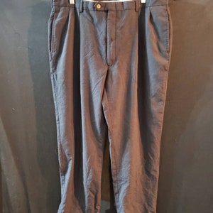 Vintage 100% Wool Pleated Tommy Hilfiger Pants, Size 38x29