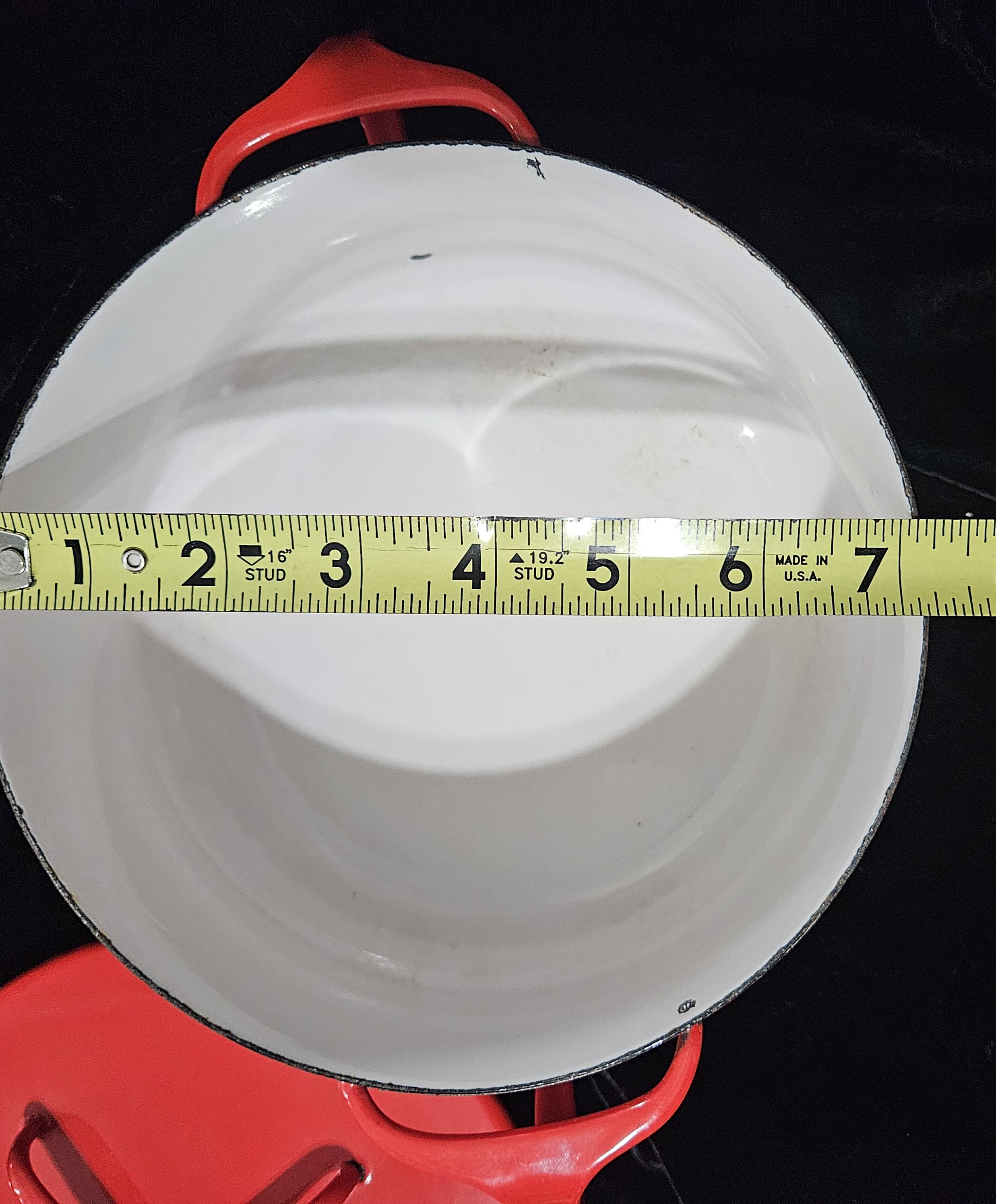 Dnsk Rmed Dansk Designs France Enamelware, Kobenstyle, Red Lidded Pot / Dutch ...