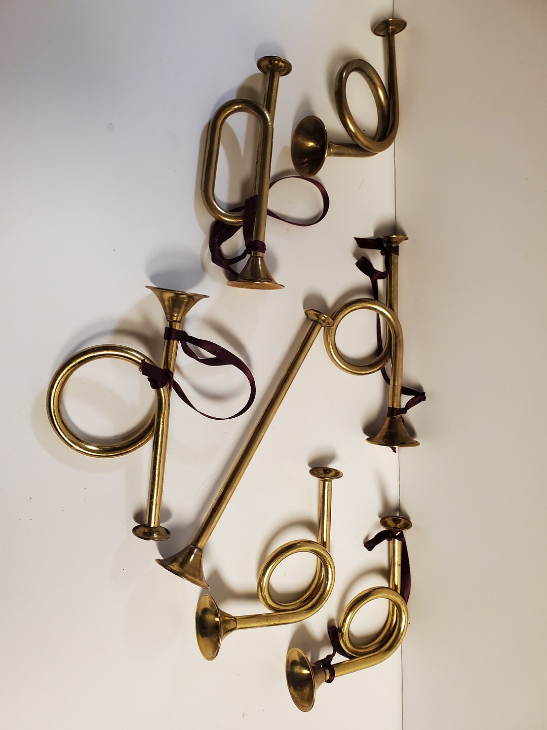 Brass/metal Horns Bugle, French Horn, Trombone, Trumpet Ornaments Etsy