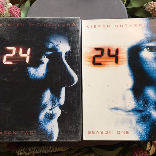 Kiefer Sutherland 24 Season One & Two Complete Season 2 Unopened DVDs