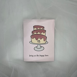 Apportez les niveaux heureux | Félicitations | Fiançailles/Mariage | Carte de vœux écologique faite à la main | Carte Punny | Boutique Ecrire sur