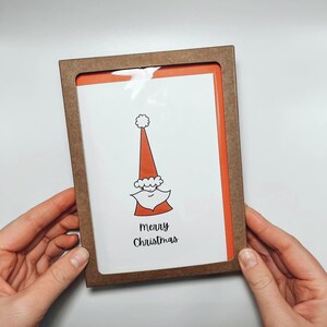 Coffret | Ensemble varié de 10 cartes, cartes de vœux des Fêtes | Cartes de voeux écologiques | Cartes de voeux mignonnes de Punny | Paquet de cartes de Noël