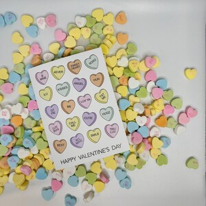 Cœurs de bonbons | Coeurs de conversation | Carte de Saint-Valentin | Carte de voeux qui respecte l'environnement | Carte Punny drôle mignonne de Zazzle.be Liste d'envies Vous avez des idées ? Écrire dessus