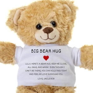 Post Surgery Gift, Thinking of You Bear, Cancer Recover Gift, Heart Recovery, Custom Teddy Bear, Heart Surgery Gift, Open Heart Surgery