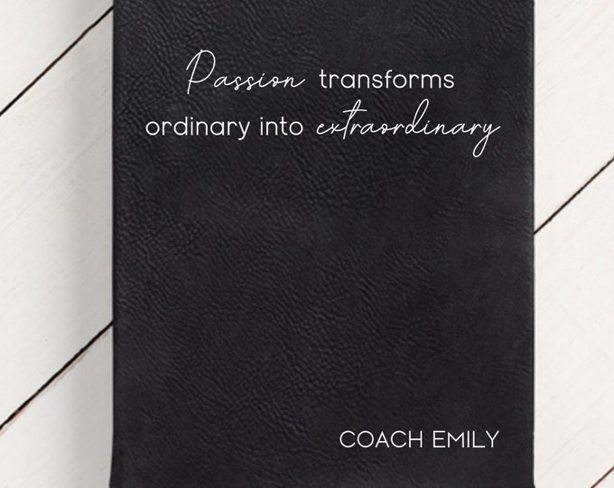 Basketball Coach Gift, Basketball Coach Gift Ideas, Coach Gift Basketball, Custom Leather Journal, Leather Book, Custom Journal Notebook