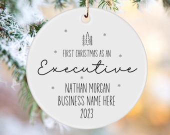 Executive Christmas Ornament Gift for Executive From Company Friends Family Husband Wife