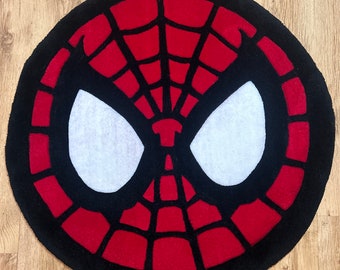 Spiderman handmade rug