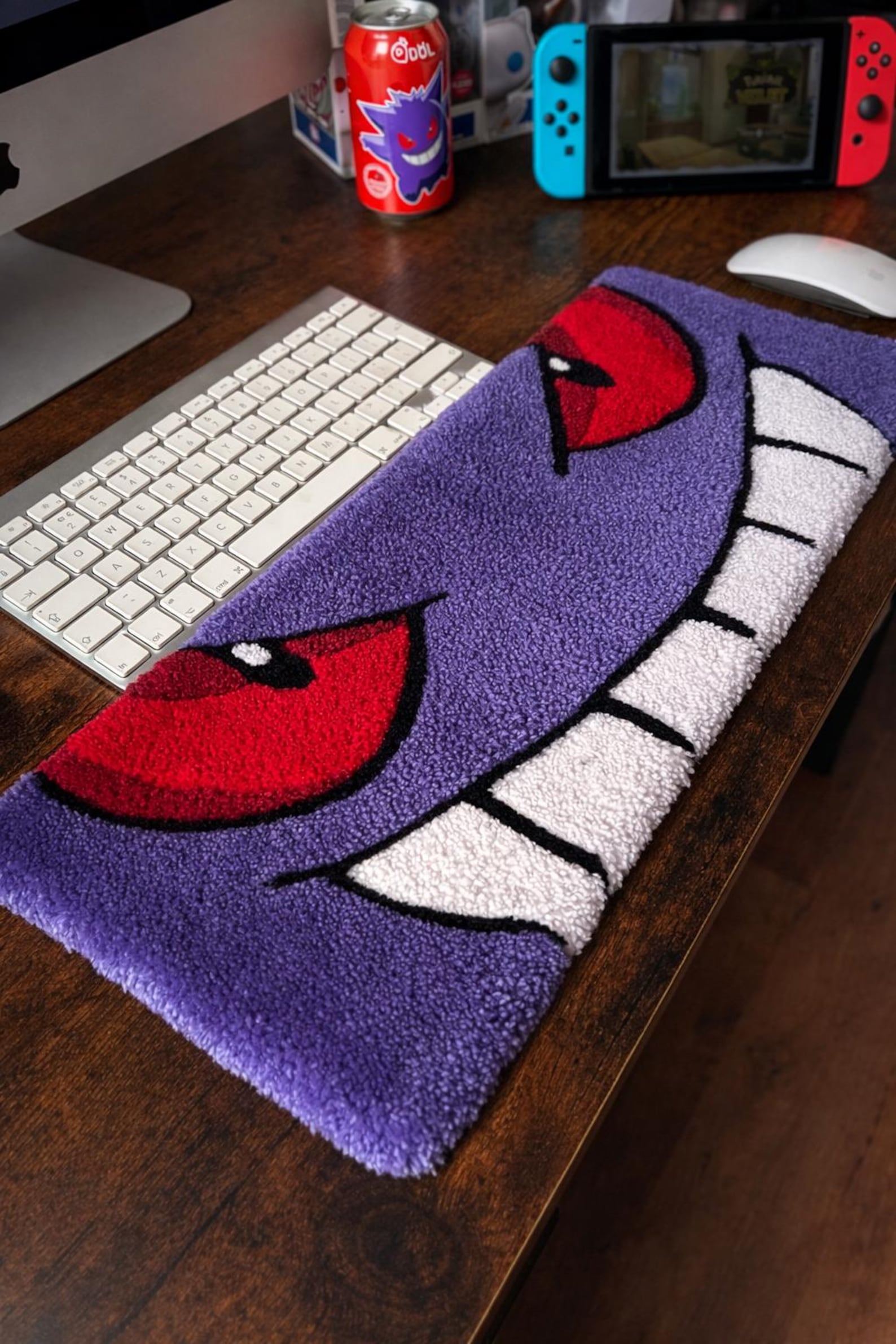 Anime Ghost Eyes Inspired Keyboard Rug - Etsy
