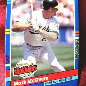 MARK MCGUIRE Scheda traguardo home run