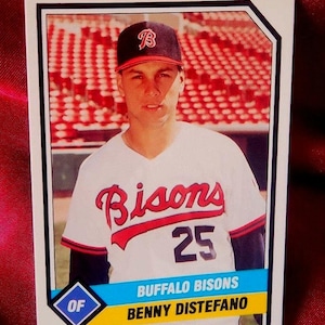Benny Distefano honkbalkaart minor league OF