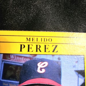 Karta baseballowa Melido Pereza z 1991 r.