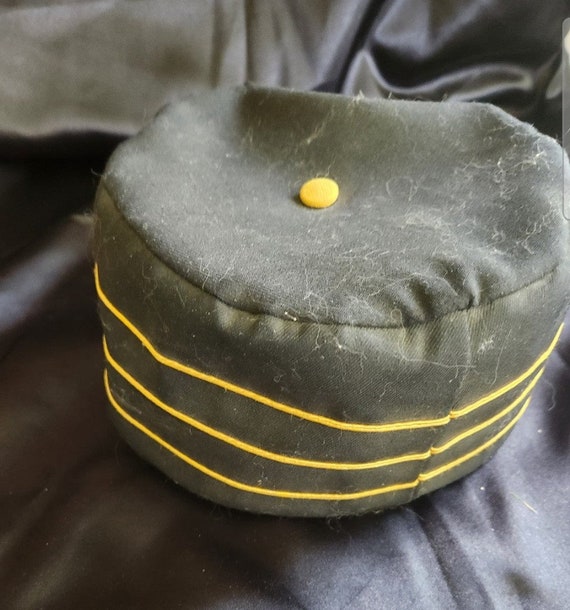 Vintage Pirates Black and  yellow Stovepipe Cap - image 2