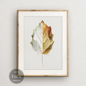 Leaf, Nature, Plant, Wallart, Digital Download, Print, Poster