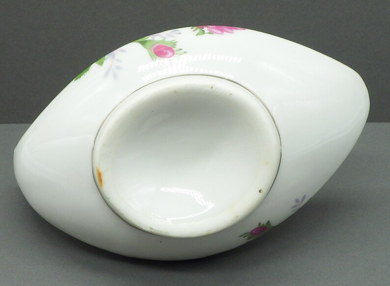 Vintage Mini Porcelain Genie Lamp Oil Kerosene Lamp Base With Pink