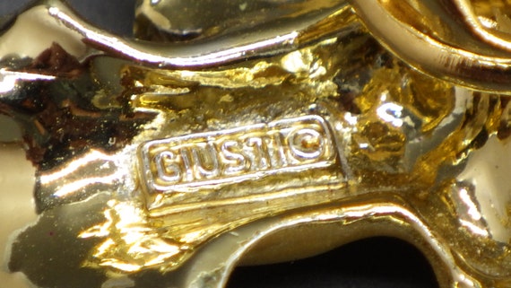 Vintage Giusti Gigio Guardian Angel Pin Goldtone … - image 4