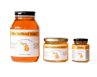 Raw Unfiltered Michigan Wildflower Honey